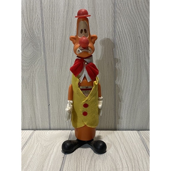 Vintage SNP Clown Bowling Pin Shaped Plastic 12" Bank Hong Kong - Picture 2 of 9
